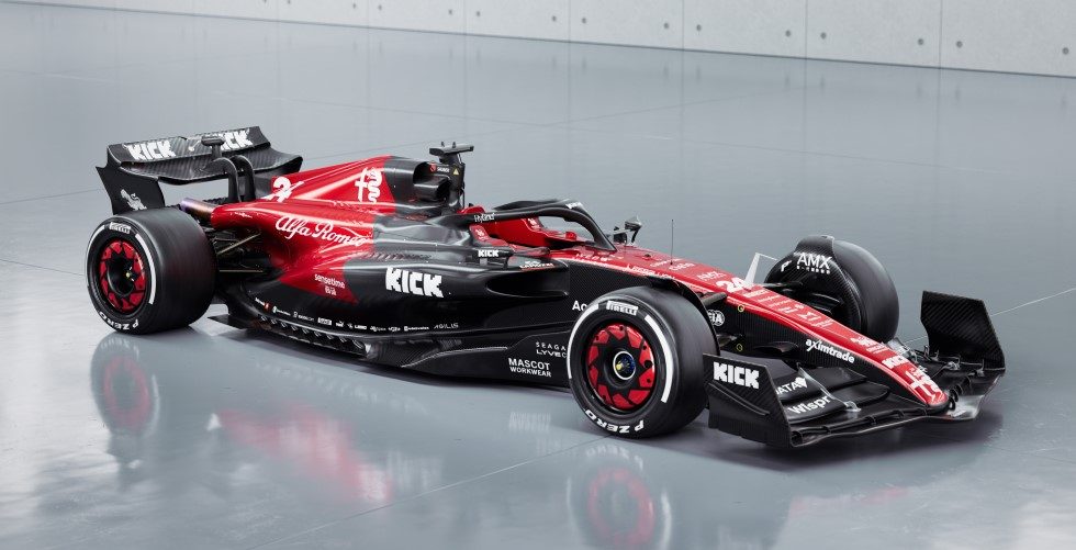 Race car TESTED TO WORK Alfa Romeo F1 Team Stake